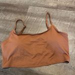 Aerie  Pique Longline Scoop Bikini Top Photo 1