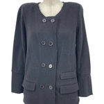 Isabel Marant Etoile Black Virgin Wool Double Breasted Sweater Size 2 US 6 Photo 0