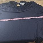 LK Bennett  Sloane Blue Top with Lace Collar Photo 7