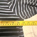 J.Jill Striped Cotton Knit Dress with Chambray Hem Detail‎ Medium Blue Photo 5