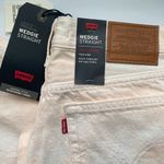 Levi's NWT  Wedgie Straight washed tie dye ankle jeans, size 30 Photo 3