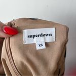 superdown Deb Tan Brown & Black Patterned Mini Skirt XS Photo 5