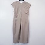 Black Halo Elegant Sheath Dress with Bow Detail Cap Sleeves Photo 1