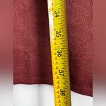 Ming Wang  Button Detail Contrast Trim Soft Knit Dress Auburn Brown Black chain M Photo 6