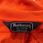 Burberrys Cotton Orange Polo Photo 6