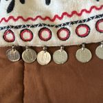 Free People Emmie White Cotton Crossbody Bag with Chain Strap Photo 8