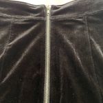 EXPRESS Black Velvet Skirt Photo 3