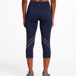 GapFit Black Capri Leggings with Coral Accent Lines (1040) Photo 1