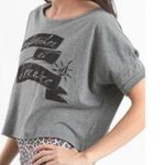 Volcom cropped tee shirt top medium oversized loose Photo 2