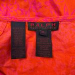 Ralph Lauren Front Tie Floral Orange Pink Midi Skirt Resort Vacation Size Medium Photo 7