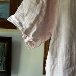 Lilla P Pink Relaxed Boxy Short Sleeve Blouse Size M Photo 3