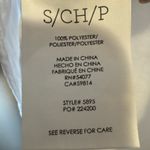 CAbi Seaside Sheer White Blouse Loose and Flowy Scrunch Sleeve Size Small Photo 5