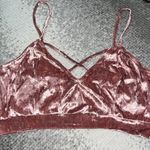 Rue 21 Velvet pink Bralette Photo 0