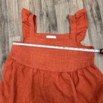 Princess Polly Ruffle strap terracotta orange red babydoll tiered mini dress Photo 3