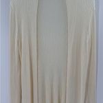 J. McLaughlin  Women's Ribbed Lightweight Open Front Cardigan - Cream - xs Photo 1