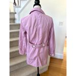 J.Crew  Pink Cotton Canvas Double Breasted Pea Coat Work Barn Jacket Photo 2