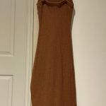 Free People Ribbed Matching MIDI Dress And Cardigan Set Photo 3