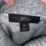J Crew gray wool alpaca blend turtleneck cozy oversized sweater Size M Photo 2