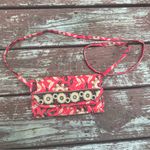 Maggi B Womens Quilted Floral 100% Cotton MultiPocket Wallet Crossbody/Purse Bag Red Photo 6