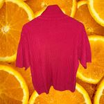 Norton Mcnaughton Norton‎ McNaughton Red Ribbed Mock Turtleneck Sweater Size Large Photo 4