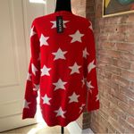 Boohoo NWT Oversized Star Knitted Thick Sweater M/L Photo 5