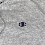 Champion Cropped Gray Hoodie Photo 3