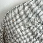 Free People  Grid Print Love Her Madly Top oversized textured boyfriend shirt XS Photo 4