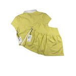 Splits 59 Airweight Crop Polo & High Waist Skort in Yellow & White Photo 1
