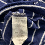 SoulCycle  Striped Long Sleeve T-Shirt‎ Blue & White Skull Logo Size US XS Photo 8