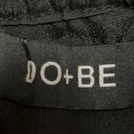 DO+BE  Women's Black Floral Lace Off The Shoulder Shift Tunic Mini Dress Size S Photo 3