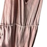 Free People Bare With Me Linen Blend Jumpsuit Blush Pink XS Photo 9