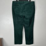 Talbots  Womens Size 12 Straight Leg 5 Pocket Corduroy Pants Emerald Green Photo 2