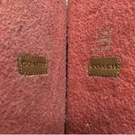 Coach  Red Quilted Nylon Slip-on Slippers(Size 9B) Photo 4