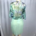 Zuliana Beach Cover Up Sarong & Tropical Print Top New Green Size undefined Photo 5