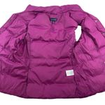 Lands' End  Women's Down Puffer Vest Size Small Pockets Snap‎ Front Pink Outdoor Photo 1