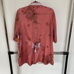 Alain Weiz Maximalist Top Colorful Art To Wear Hippie Button Down Euro Size 20 Pink Photo 2