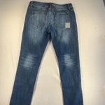 CAbi Womens Dark Wash Low Rise Patch Work Slim Boyfriend Jeans 4 Photo 6