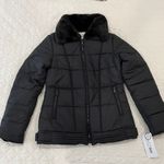 Maralyn & Me Maraly & Me Junior Belted Faux Fur Collar Puffer Coat Photo 3