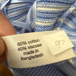 Lane Bryant Blue & White Striped V-Neck Sweater Plus Size 18/20 Photo 8