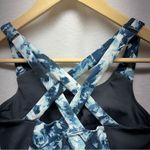 Gaiam ‎ Women's Gray Tank Top with Blue Accents Photo 5