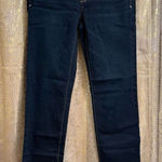 American Eagle Vintage 2000s Dark Wash Super Stretch Skinny Jeans 8 Short Photo 0