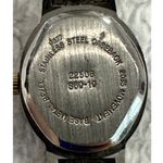 Oval Face Quartz Womens‎ Silver & Gold Tone Elegant Watch 22508 S60 Photo 11