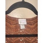 Venezia Lane Bryant 18/20 Chevron Knit Tunic Dress | Plus‎ Size Boho Retro Brown Photo 5