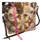Myra Bag Tapestry Tote Crossbody Convertible Boho Southwest Carpet Shoulder Bag Brown Photo 8