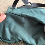 Prada  nylon backpack y2k 2000s in green with leather trim and silver-tone small Photo 6