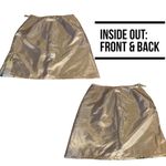 Talbots KHAKI, BROWN & GREEN LINEN & SILK VINTAGE 1990'S MONKEY PRINT SKIRT (10) Photo 9