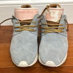 Esseutesse Baby Blue Suede Fringe Cyan Sneaker size 40 Gray Photo 2