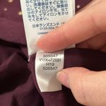 Lands' End Lands’ End plum cotton blend long sleeve t-shirt golden scattered stars size L Photo 8