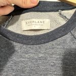 Everlane The Track Crew Sweatshirt | Heather Navy | Size S Photo 2
