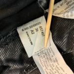 ZARA  90s Black Rigid Tapered Mom Jeans Sz 4 Y2K Minimalist Denim High Rise Emo Photo 5